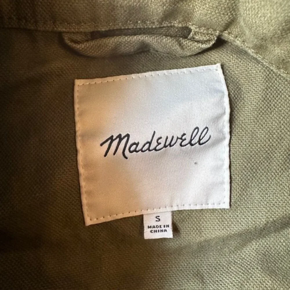 Madewell Dispatch‎ Jacket in Size Small Color Army Green